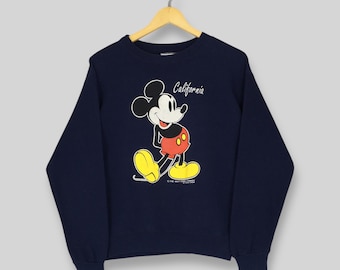 Vintage 90s Disney Mickey Mouse California Sweatshirt Medium Walt Disney Mickey California Printed Crewneck Mickey Mouse Cartoon Sweater M