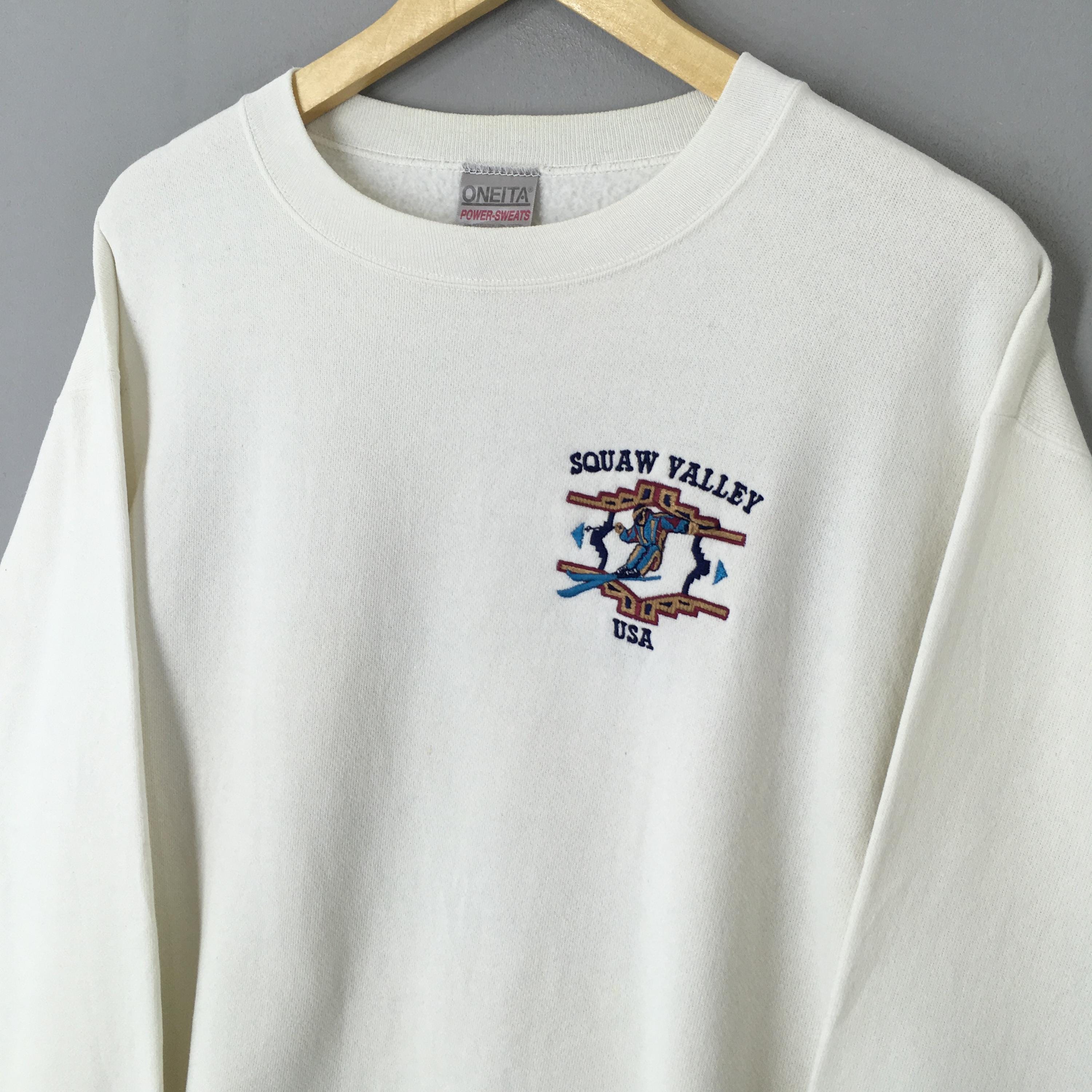 Vintage 90s Squaw Valley USA Sweatshirt Large Squaw Valley