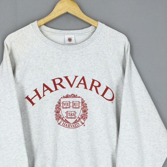 Vintage Harvard University Gray Sweatshirt Large Harvard
