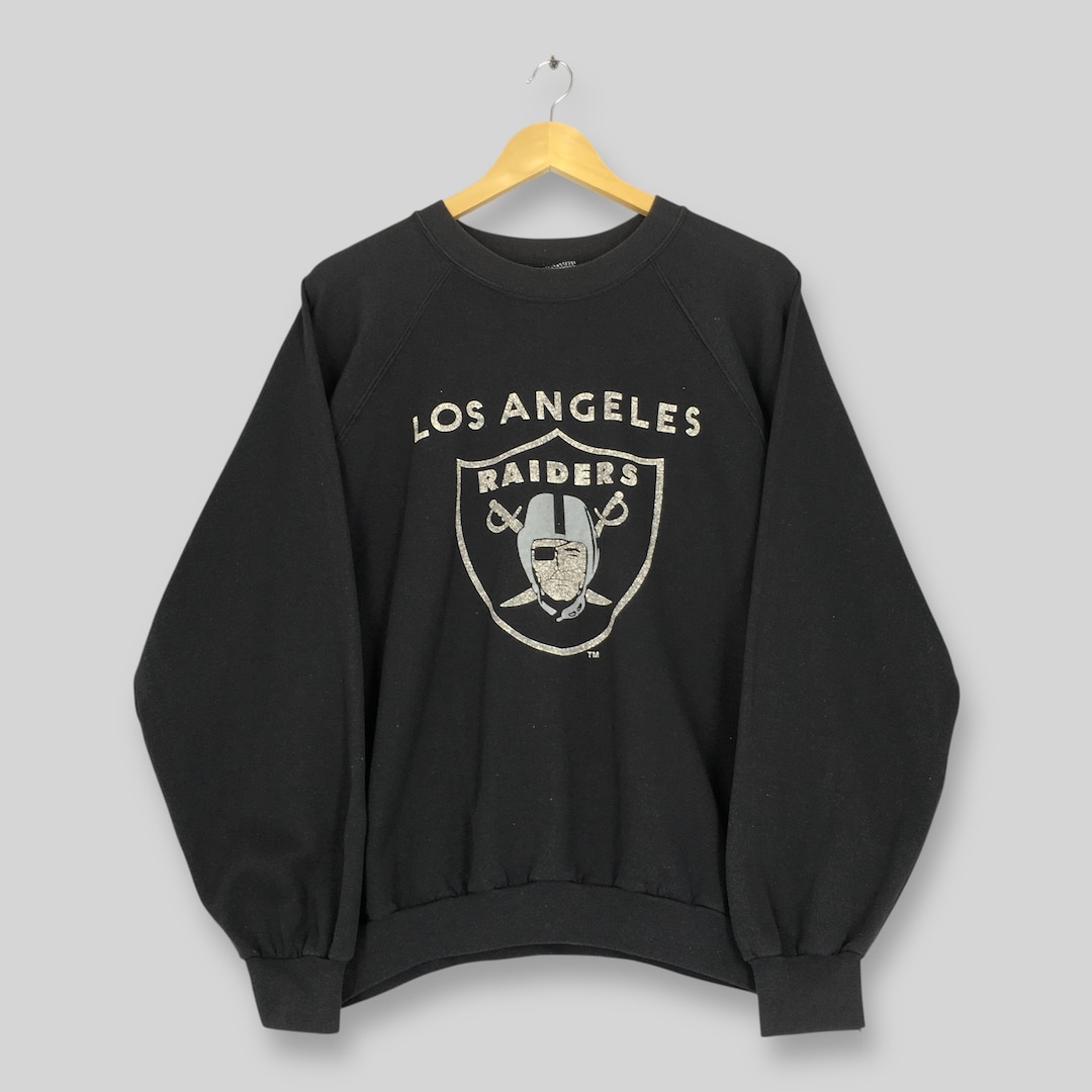 Vintage 80s Los Angeles Raiders NFL Sweatshirt Large Los Angeles
