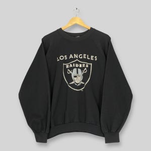 Vintage 80s Los Angeles Raiders NFL Sweatshirt Large Los Angeles