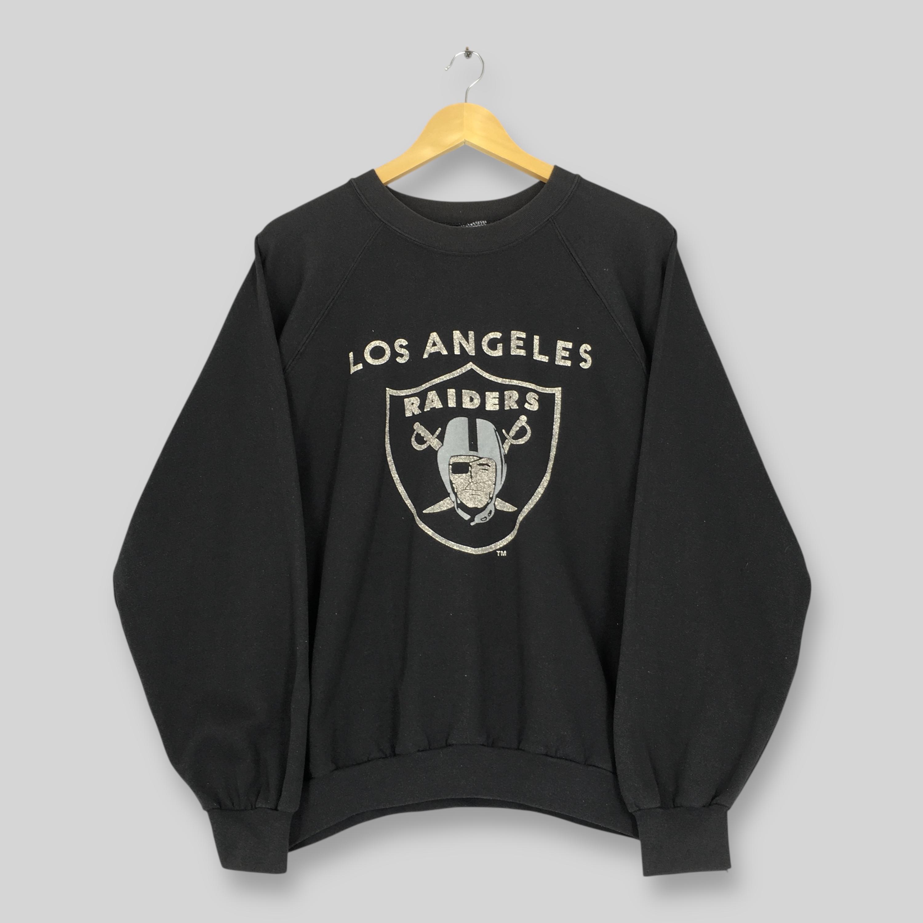 Vintage 80s Los Angeles Raiders NFL Sweatshirt Large Los Angeles