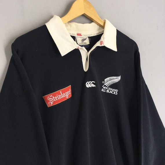 Vintage Steinlager Canterbury New Zealand Rugby Sweat… - Gem