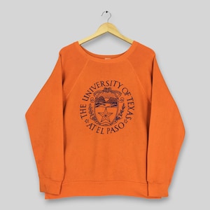 Vintage 70s College Sweatshirt - Etsy