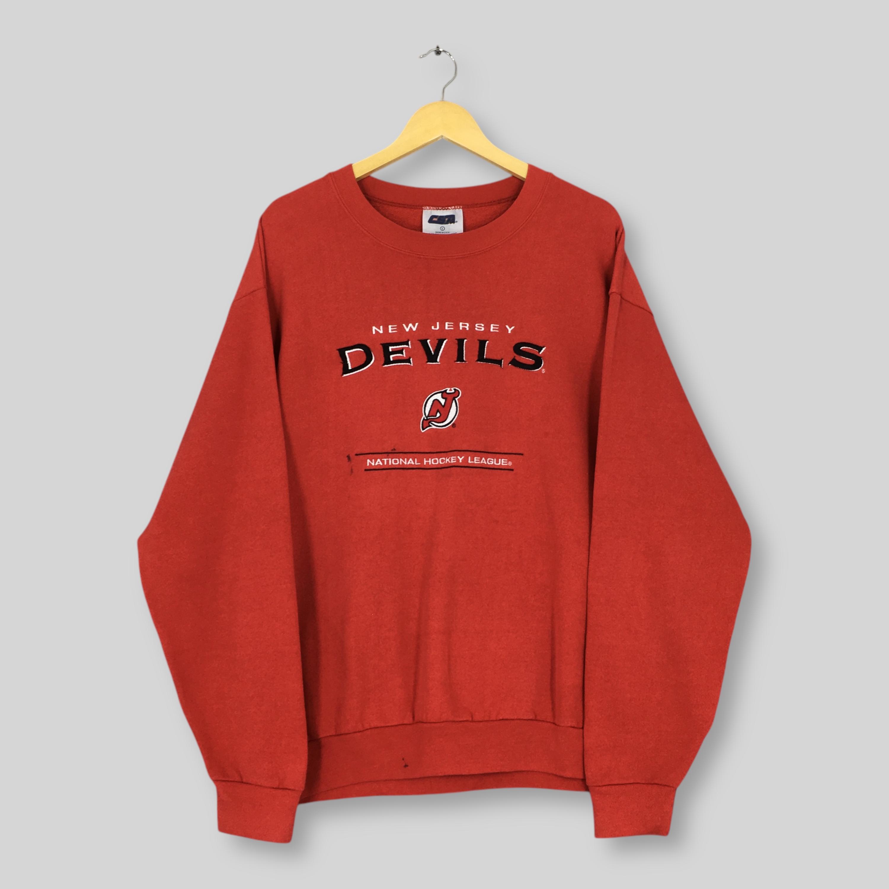 Nj Devils Sweatshirt Embroidered