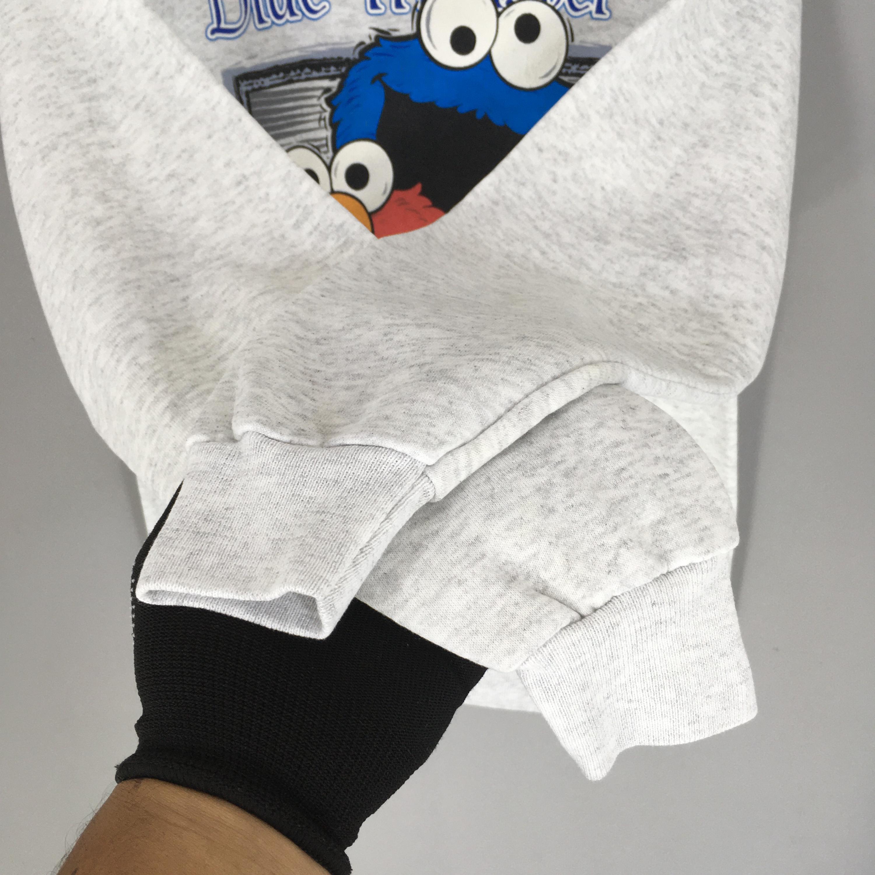 Vintage 90s Sesame Street Cookies Monster Sweatshirt Medium Cookie 