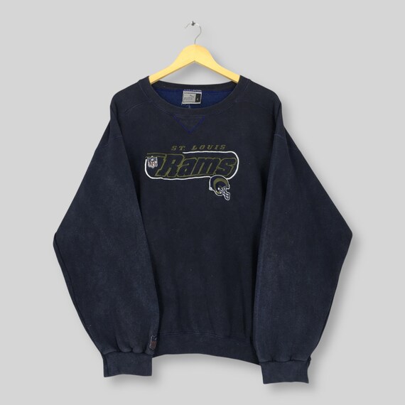Vintage St. Louis Rams NFL Sweatshirt Large Puma St Louis Rams Spell Out Logo Sweater LA Rams American Football Rugby Crewneck Size L