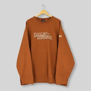Vintage Harley Davidson Motorcycles Eagles Sweatshirt XXLarge Harley Davidson Knoxville Chopper Jumper Harley Davidson Biker Sweater 2XL