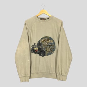 Vintage Harley Davidson Motorcycles Eagles Sweatshirt XLarge Harley Davidson American Legend Chopper Jumper Harley Davidson Biker Sweater XL