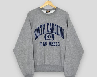 Vintage North Carolina Tar Heels NCAA Sweatshirt Medium 90s North Carolina XXL Tar Heels Sweater University of North Carolina Jumper Size M