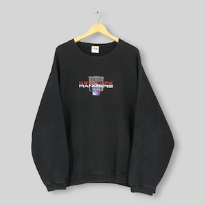 Vintage 90s New York Rangers NHL Sweatshirt XLarge Majestic New York Rangers Embroidered Sweater NY Rangers American Ice Hockey Crewneck XL