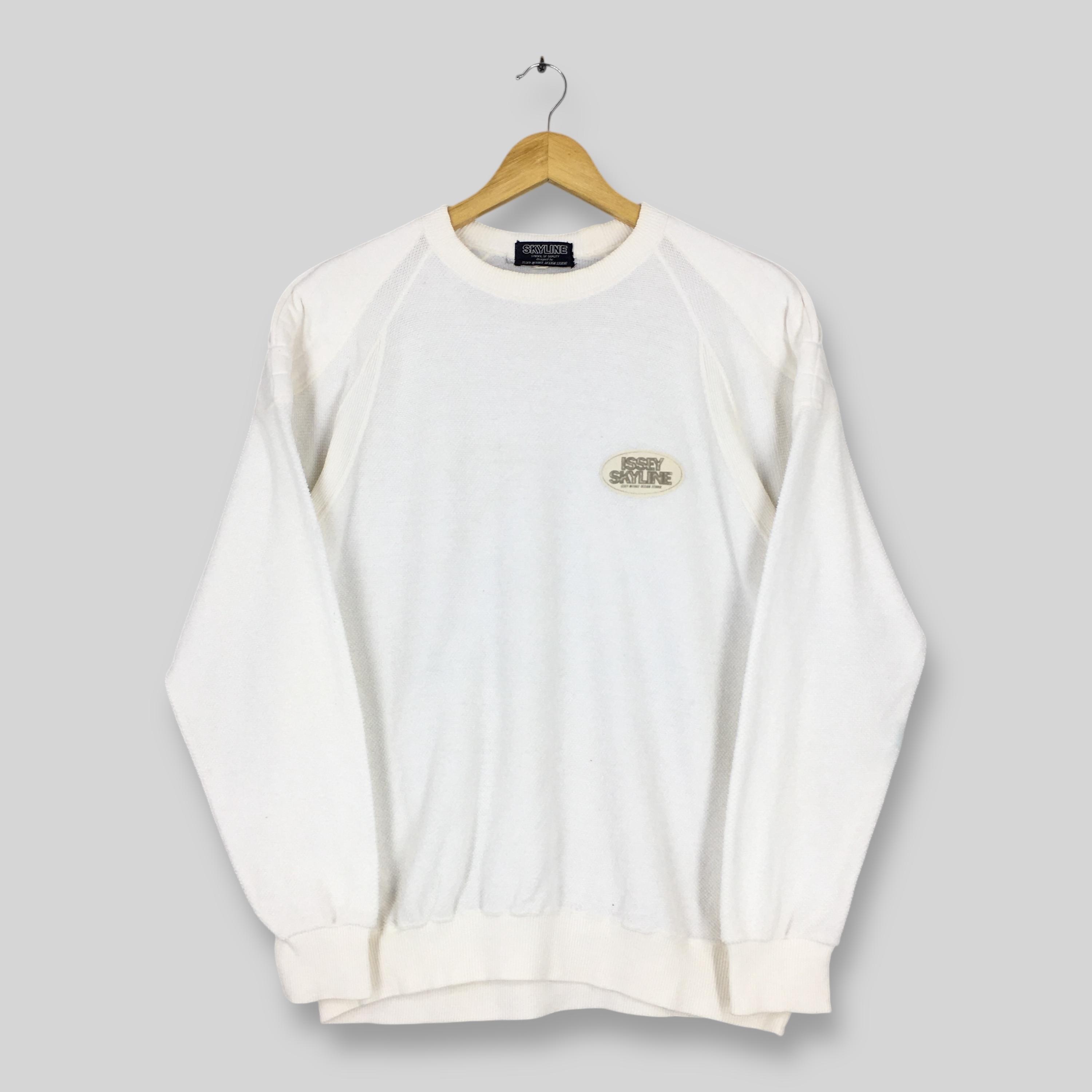 Vintage 90s Issey Miyake Skyline Sweatshirt Large Issey Miyake
