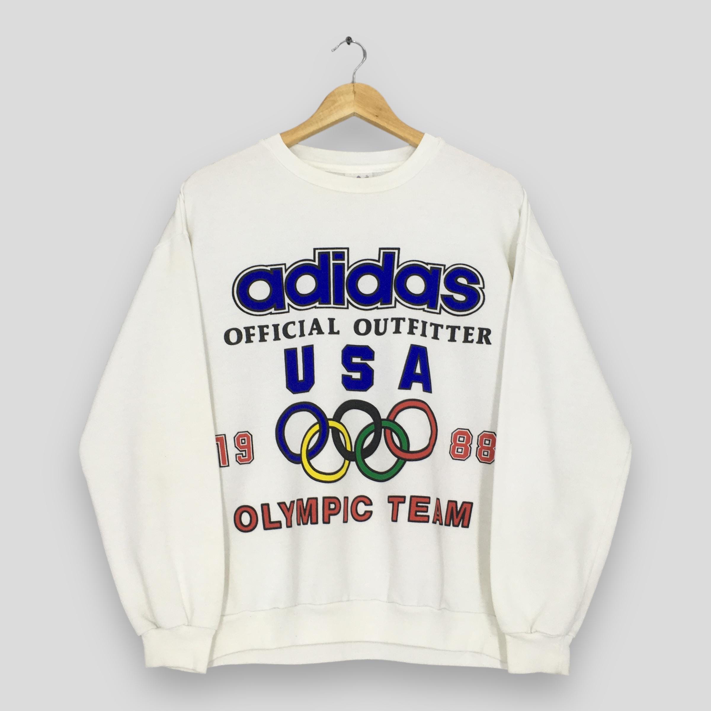 vintage adidas 1988年 オリンピック Tシャツ USA製 Adidas Olympics T Shirt Vintage 80s 1988 Summer Games Seoul
