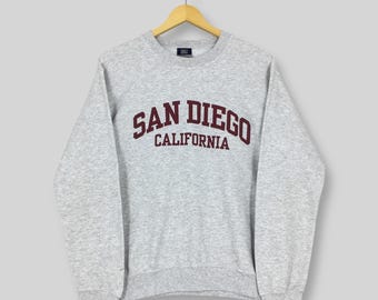 Vintage San Diego California Sweatshirt Small San Diego California Spell Out Sweater University Of San Diego Jumper California Crewneck S