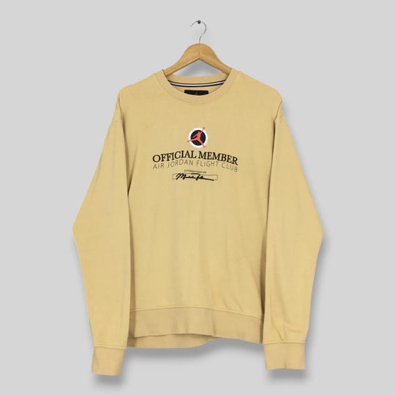 Nike Official AIR MICHAEL JORDAN Flight Club Signature Sweatshirt Large Air Jordan Flight Club Jumper Nike Sports Crewneck Nike Sweater L