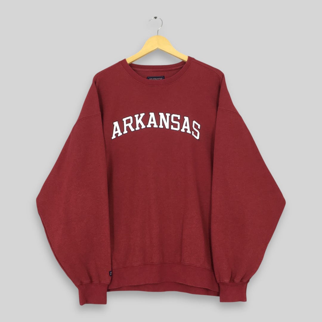 Sweater Razorback Vintage Arkansas Razorbacks NCAA Sweatshirt Xlarge Y2K Arkansas ...