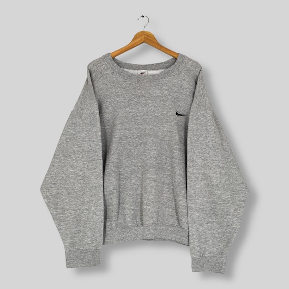 Vintage 90s Nike Swoosh Boxy Sweatshirt Large Nike Swoosh