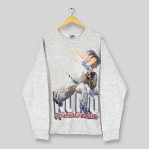 Vintage 90s Los Angeles Dodgers MLB Sweatshirt Medium Dodgers Hideo Nomo #16 Baseball Jumper Los Angeles Dodgers Sweater Dodgers Crewneck M