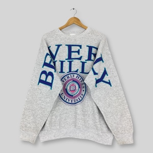 RARE Vintage Beverly Hills University Sweatshirt XLarge Beverly Hills University California Logo Sweater University Beverly Hills Jumper XL