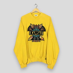 Vintage Kansai Yamamoto Japan Sweatshirt Large 90s Impact Kansai Man Japanese Designer Jumper Kansai Japan Crewneck Kansai Sweater Size L