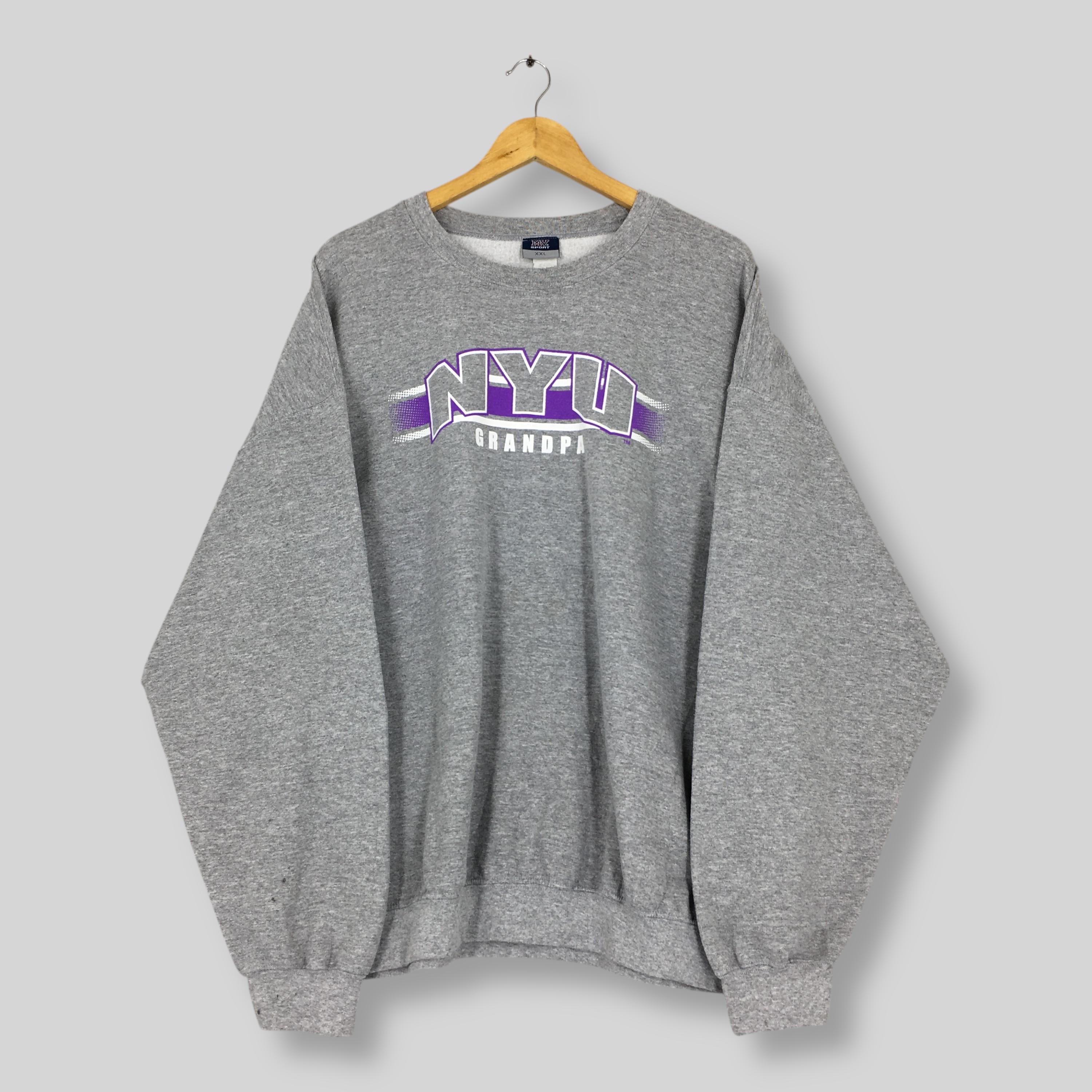 ヴィンテージ ニューヨーク大学 グレー スウェットシャツ XXLarge NYU 