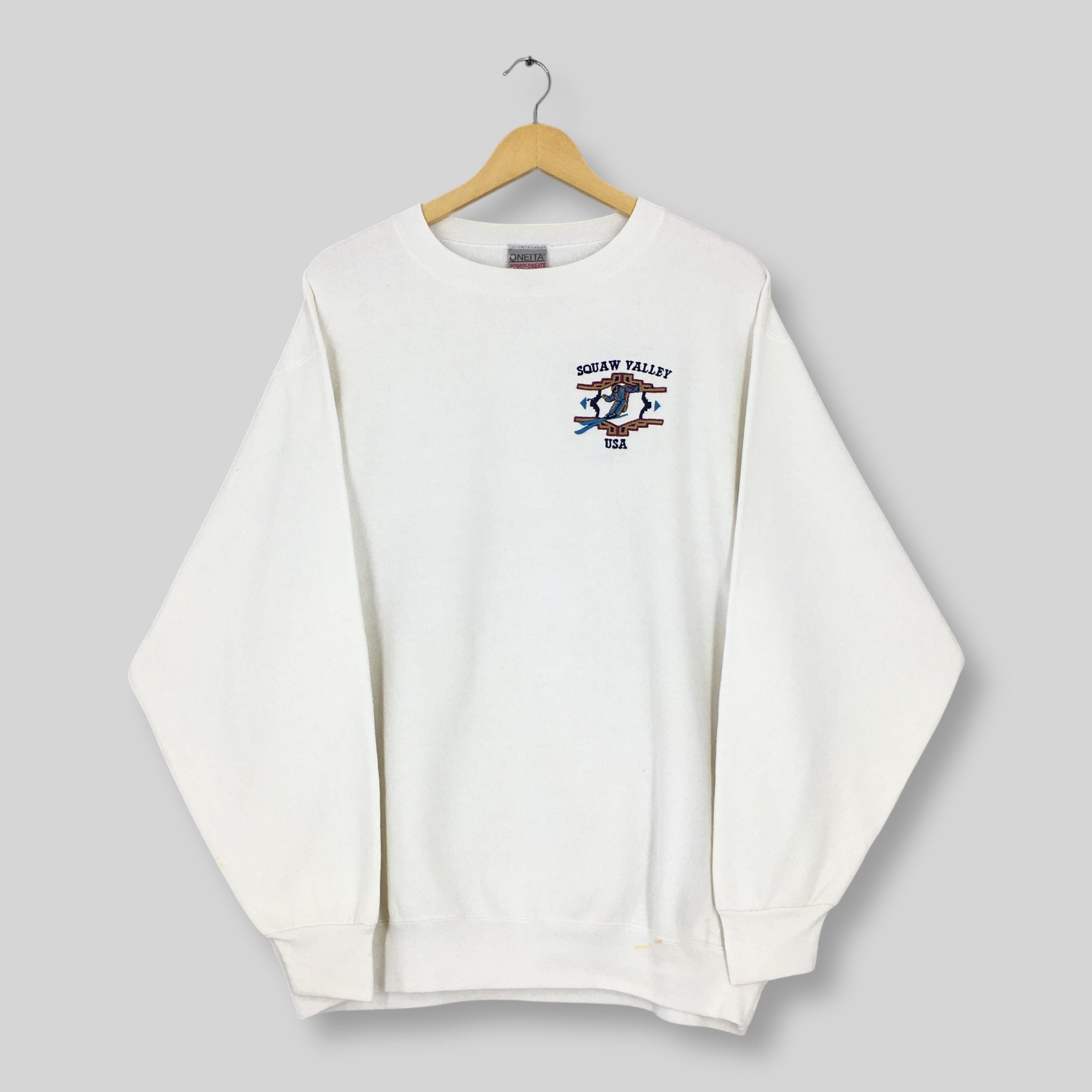 Vintage 90s Squaw Valley USA Sweatshirt Large Squaw Valley