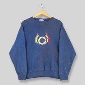 Vintage Distressed Yves Saint Laurent Sweatshirt Large Ysl Paris