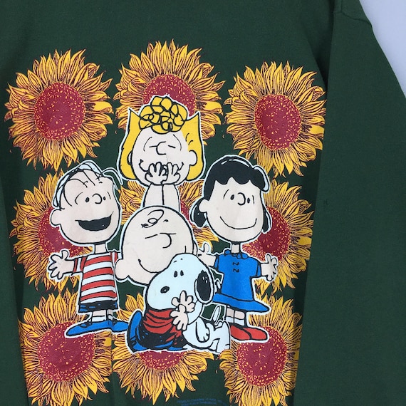 Vintage 90s Snoopy Peanuts Joe Cool Sweatshirt Large Snoopy Gang