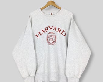 vintage Harvard University Sweatshirt XL - Harvard Crimson NCAA Crewneck