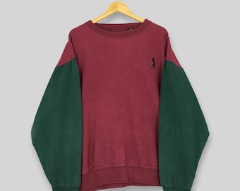 Vintage Golf Classic Maroon Sweatshirt XLarge Playing Golf Embroidered Graphic Sweater Golf American Classic Sport Jumper Golfer Crewneck XL