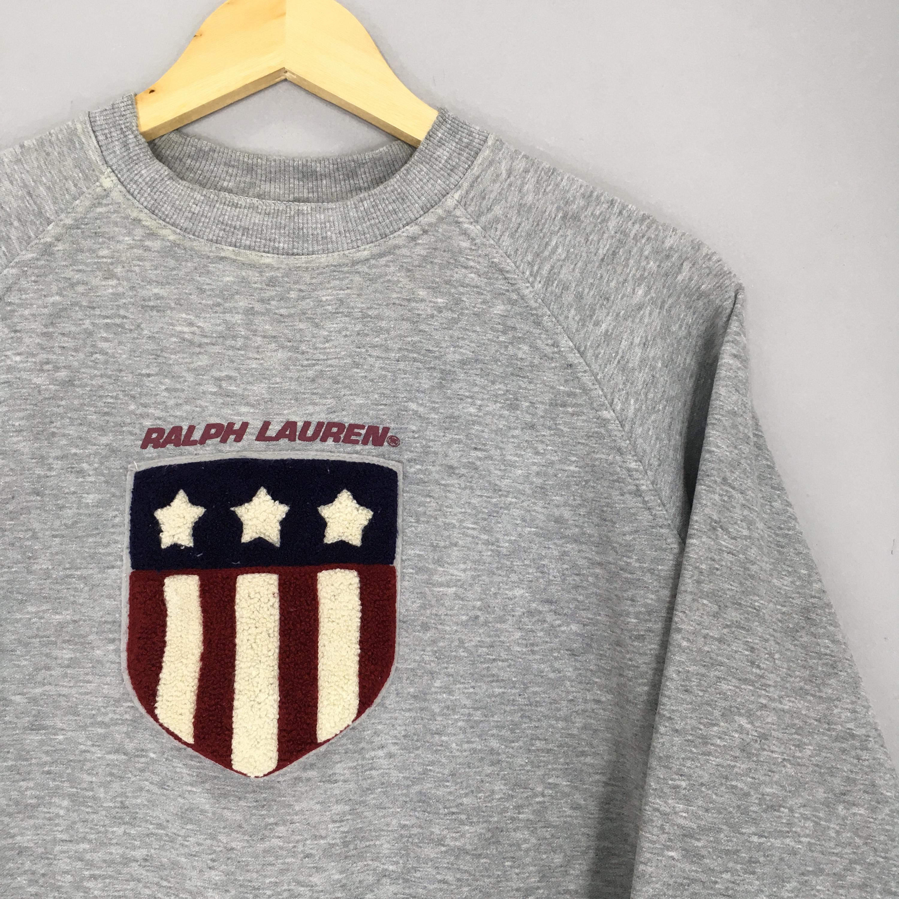 RARE Vintage 90s Polo Sport Ralph Lauren K Swiss Sweatshirt Medium