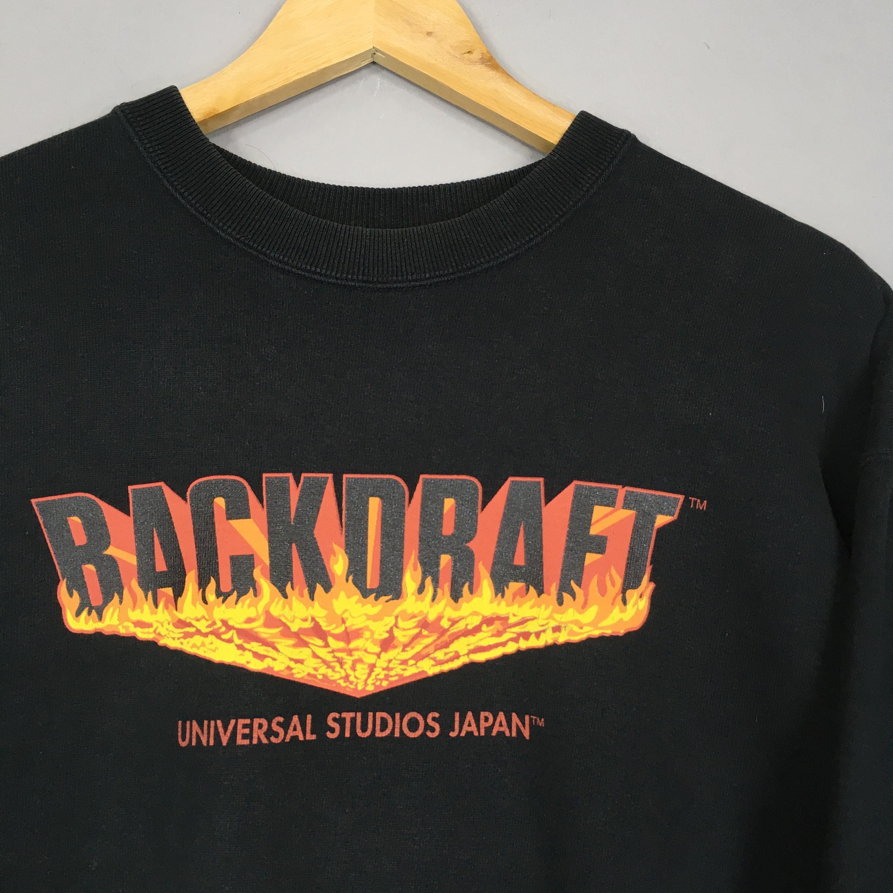Vintage 90s Universal Studios Backdraft Movie Sweatshirt Medium