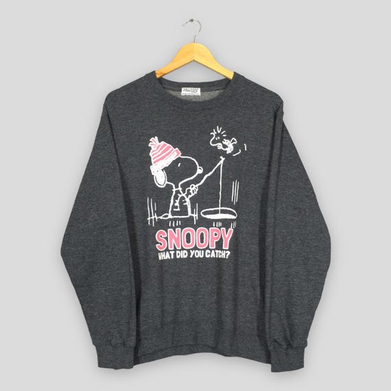 Vintage Peanuts Snoopy Woodstock Sweatshirt Large Snoopy and