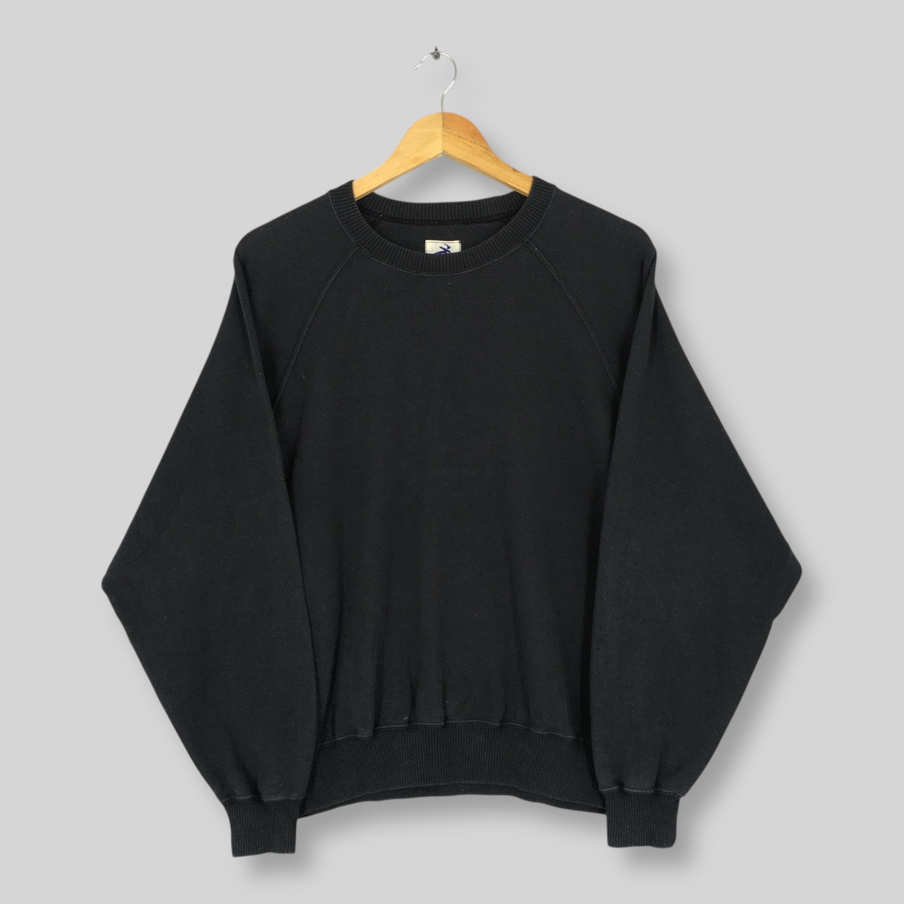 Vintage 90s Hai Sporting Gear Black Sweatshirt Medium Hai Sporting 