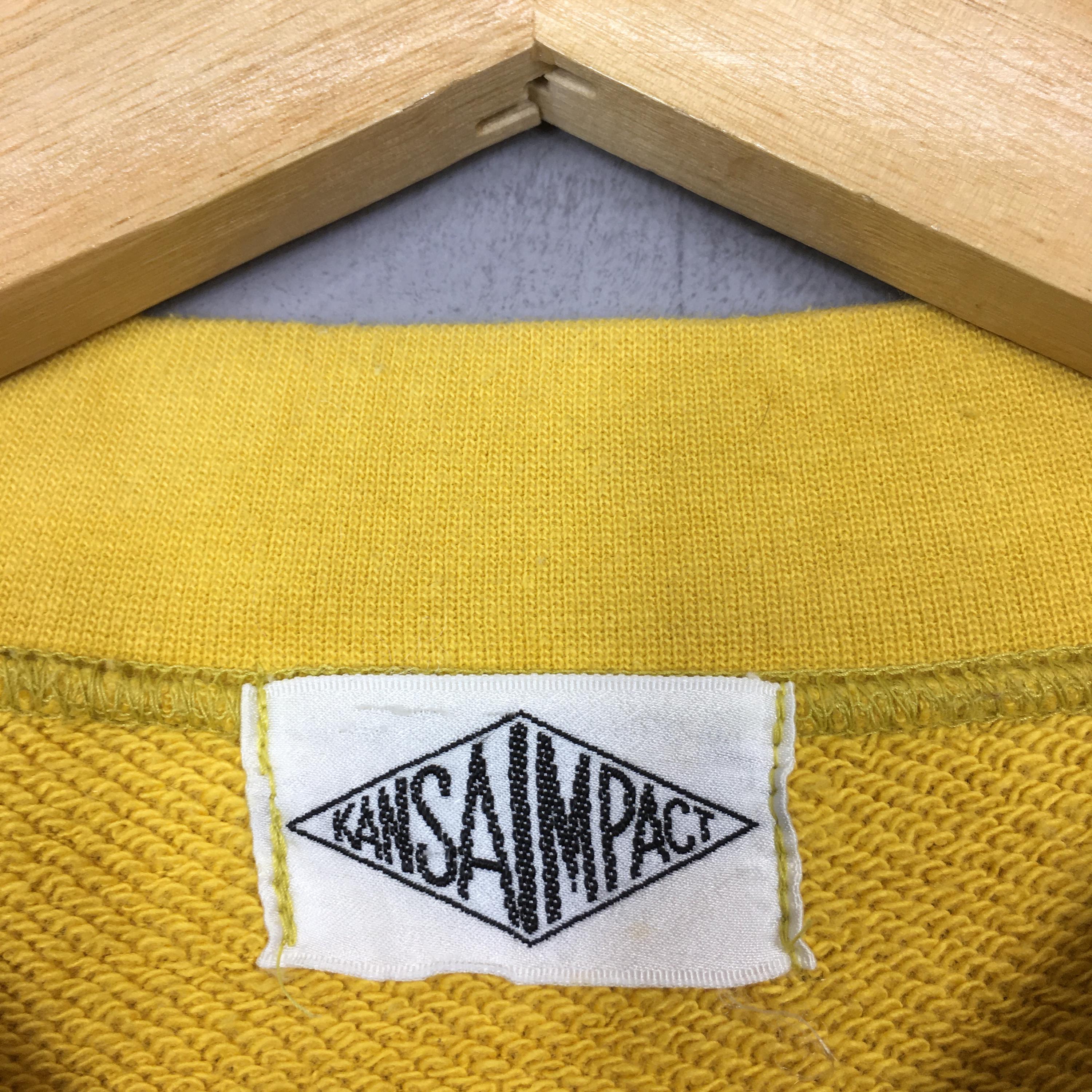 Vintage Kansai Yamamoto Japan Sweatshirt Large 90s Impact Kansai