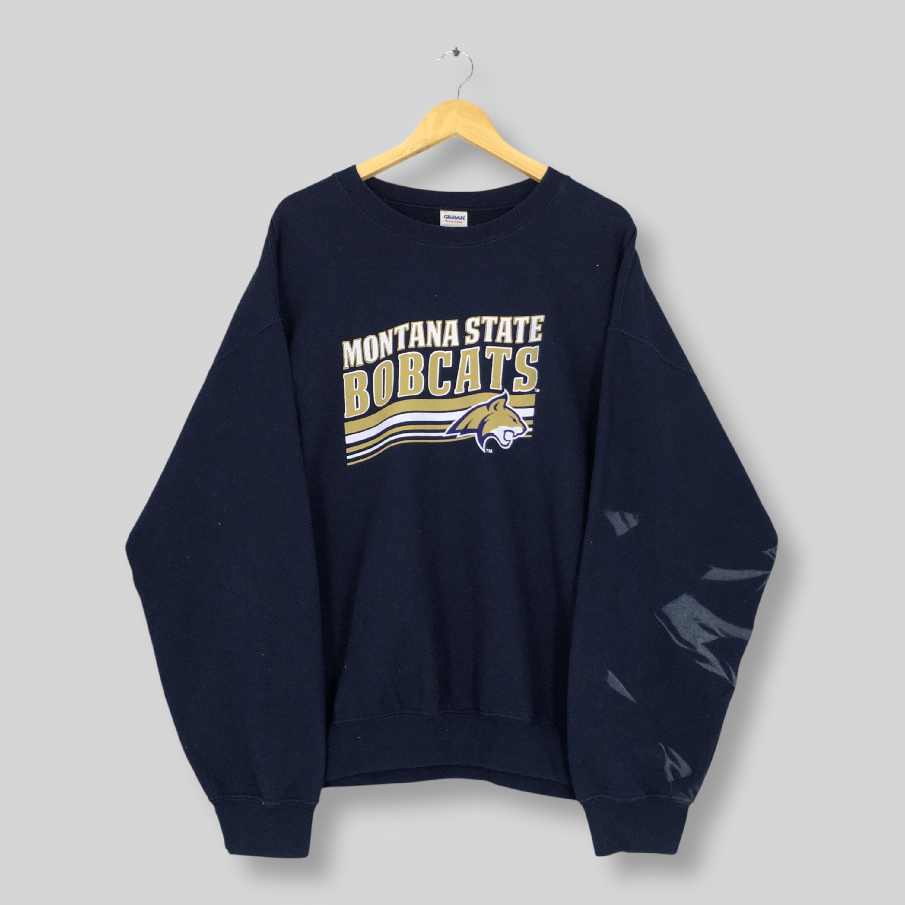 Vintage Montana State Bobcats NCAA Sweatshirt Xlarge Montana State 