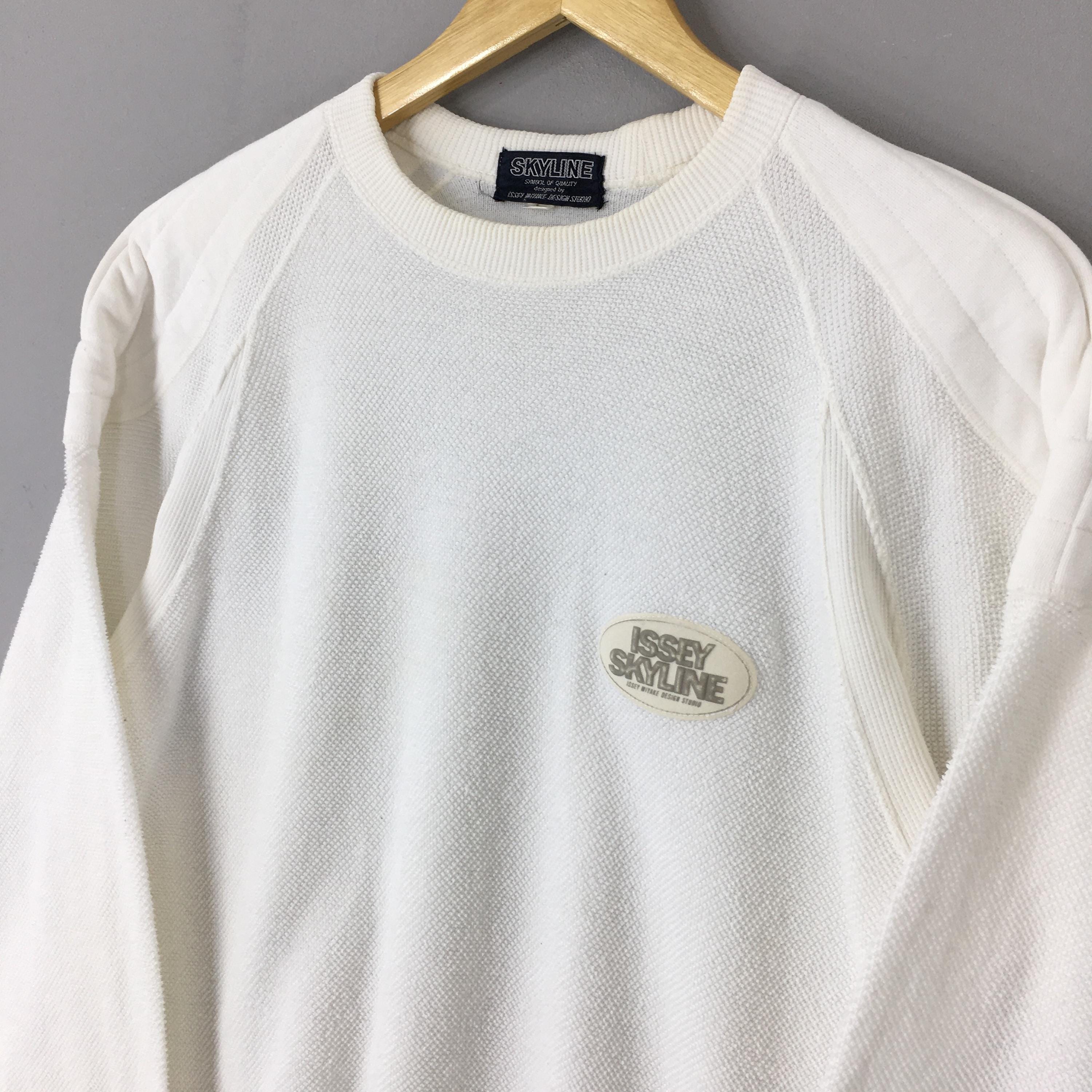 Vintage 90s Issey Miyake Skyline Sweatshirt Large Issey Miyake