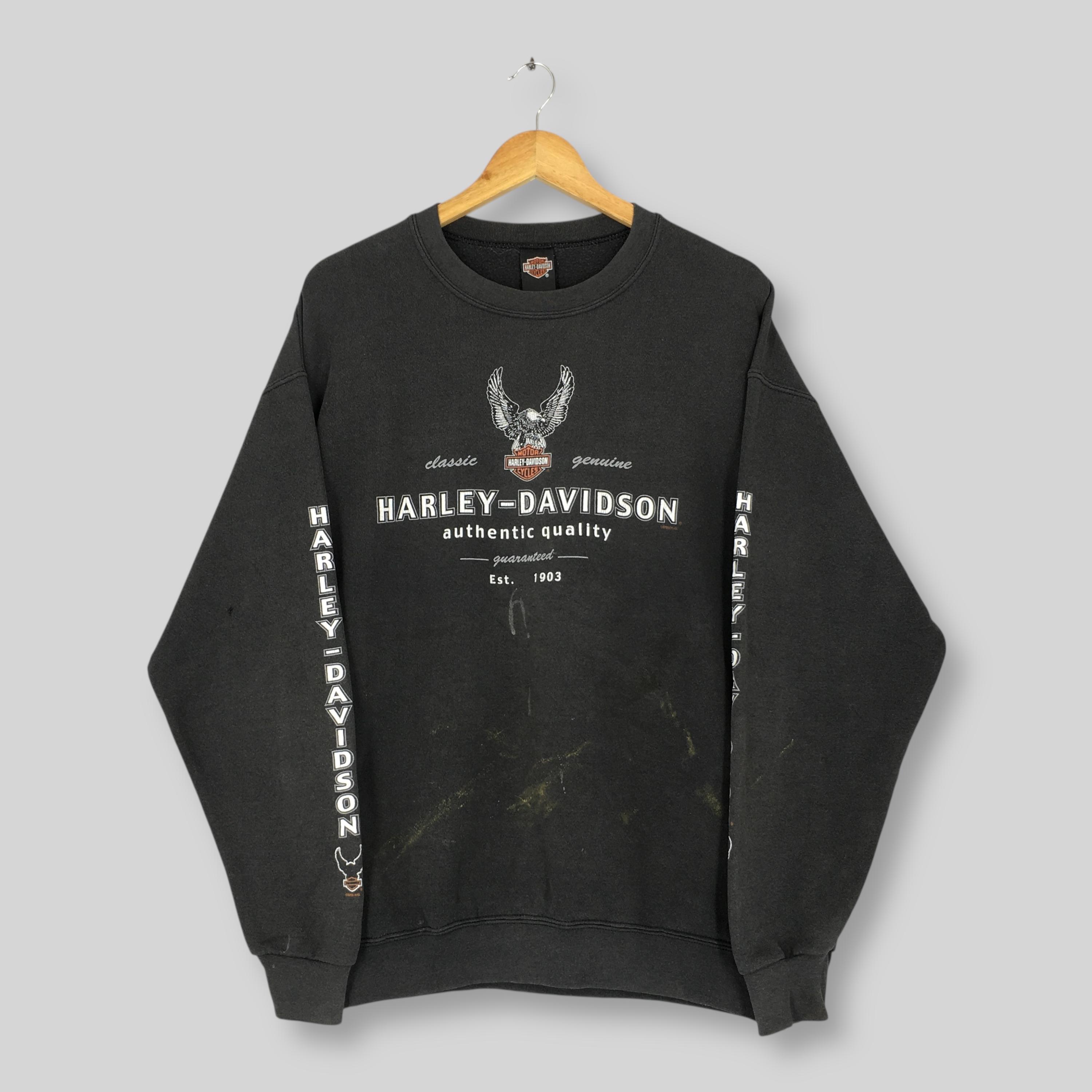 トップス 00's Harley-Davidson cafe print sweat 00's Harley-Davidson cafe print sweat Women's Hoodies