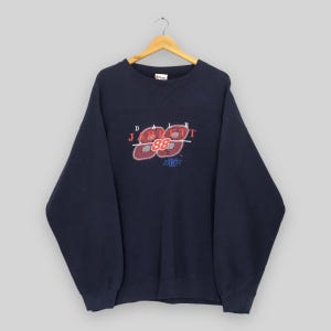 Vintage 90&#39;s Nascar Dale Arnold Jarrett Sweatshirt XLarge Nascar Racing Car Dale Jarrett #88 Sweater Dale Daytona 500 Champion Crewneck XL
