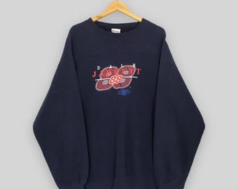 Sudadera vintage de NASCAR de los años 90 con Dale Arnold Jarrett, talla XL, con el coche de carreras de NASCAR Dale Jarrett n.° 88, cuello redondo Dale Daytona 500 Champion, talla XL