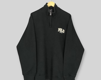 Vintage 90s Polo Ralph Lauren Green Sweatshirt Medium Polo Ralph