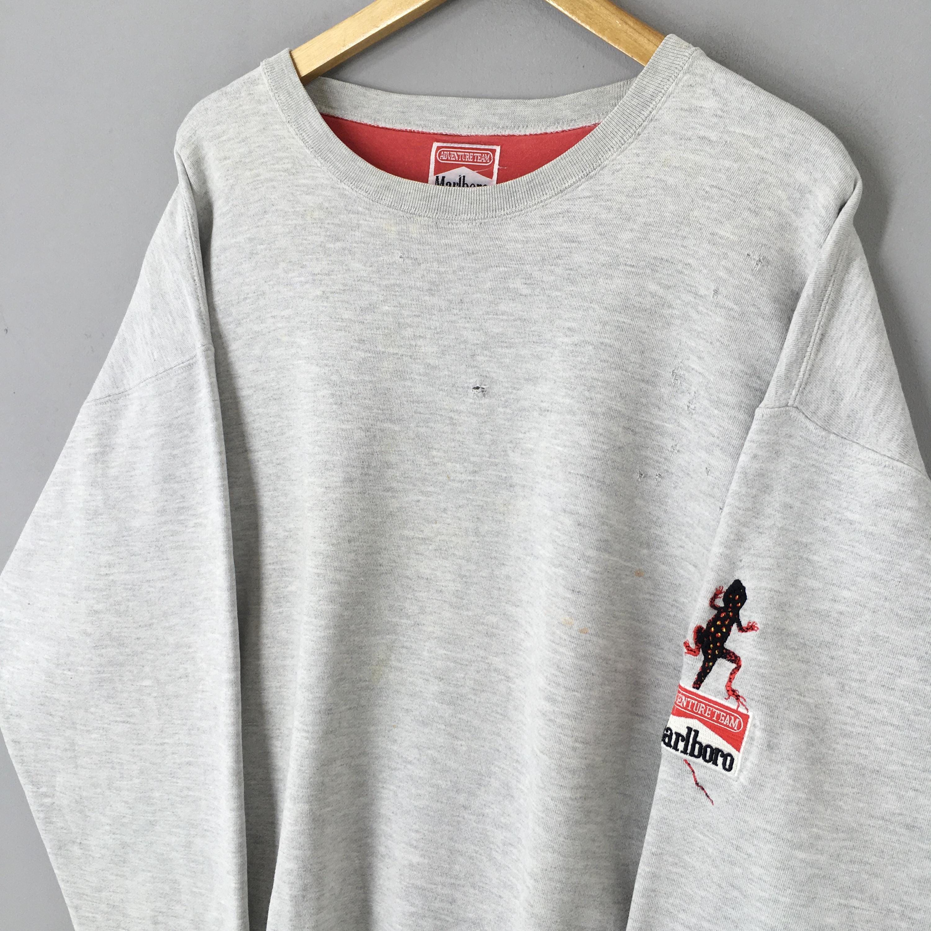 Vintage Marlboro Adventure Team Sweatshirt Xlarge Marlboro Lizard