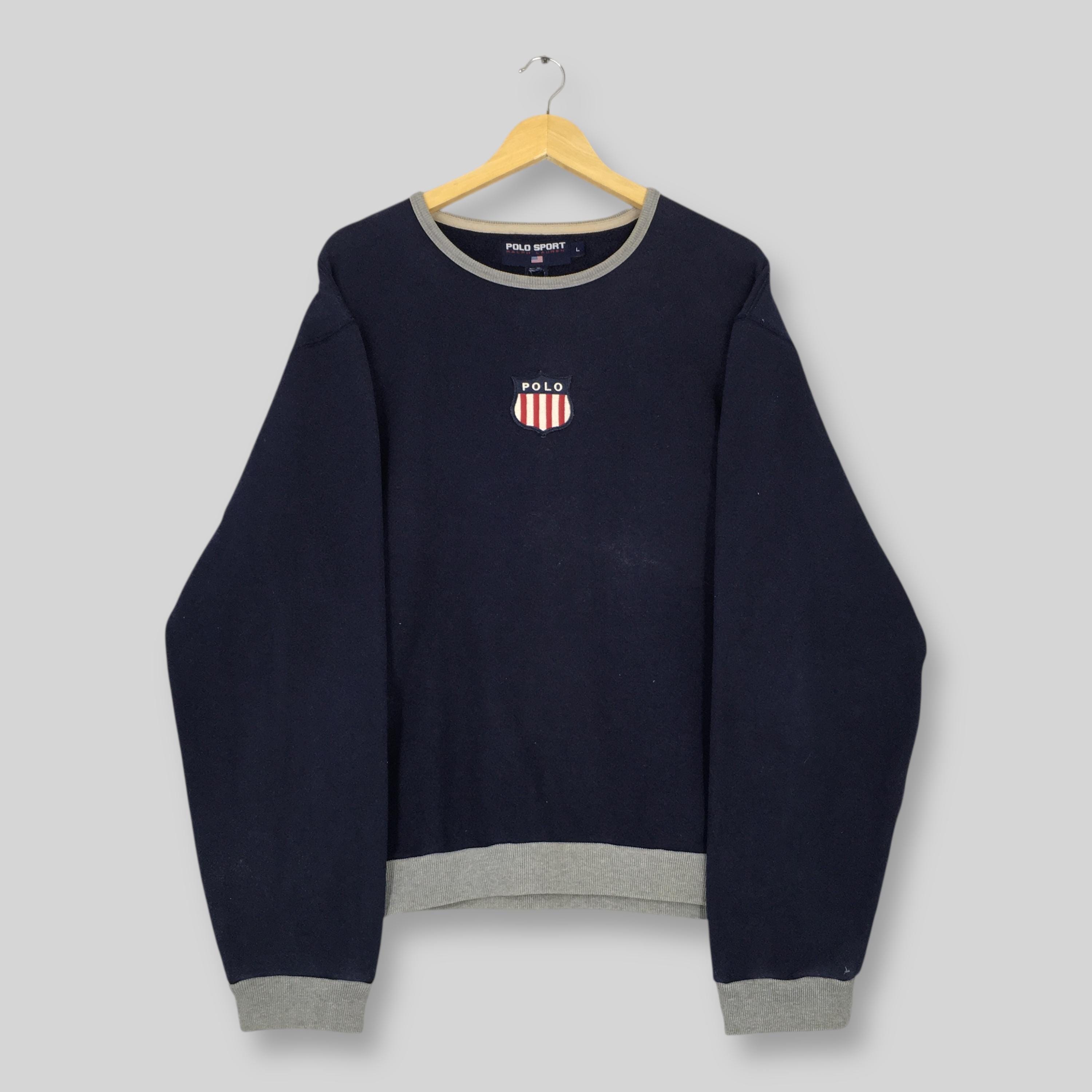RARE Vintage 90s Polo Sport Ralph Lauren Sweatshirt Large Polo