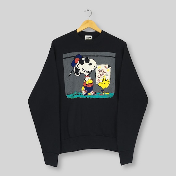Vintage 90s Peanuts Snoopy Joe Cool Sweatshirt Medium Joe Cool