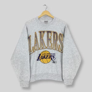 1*8様 LOS ANGELES LAKERS リバースウィーブ 90s NBA Vintage 90s Los Angeles Lakers NBA Sweatshirt Medium Los Angeles