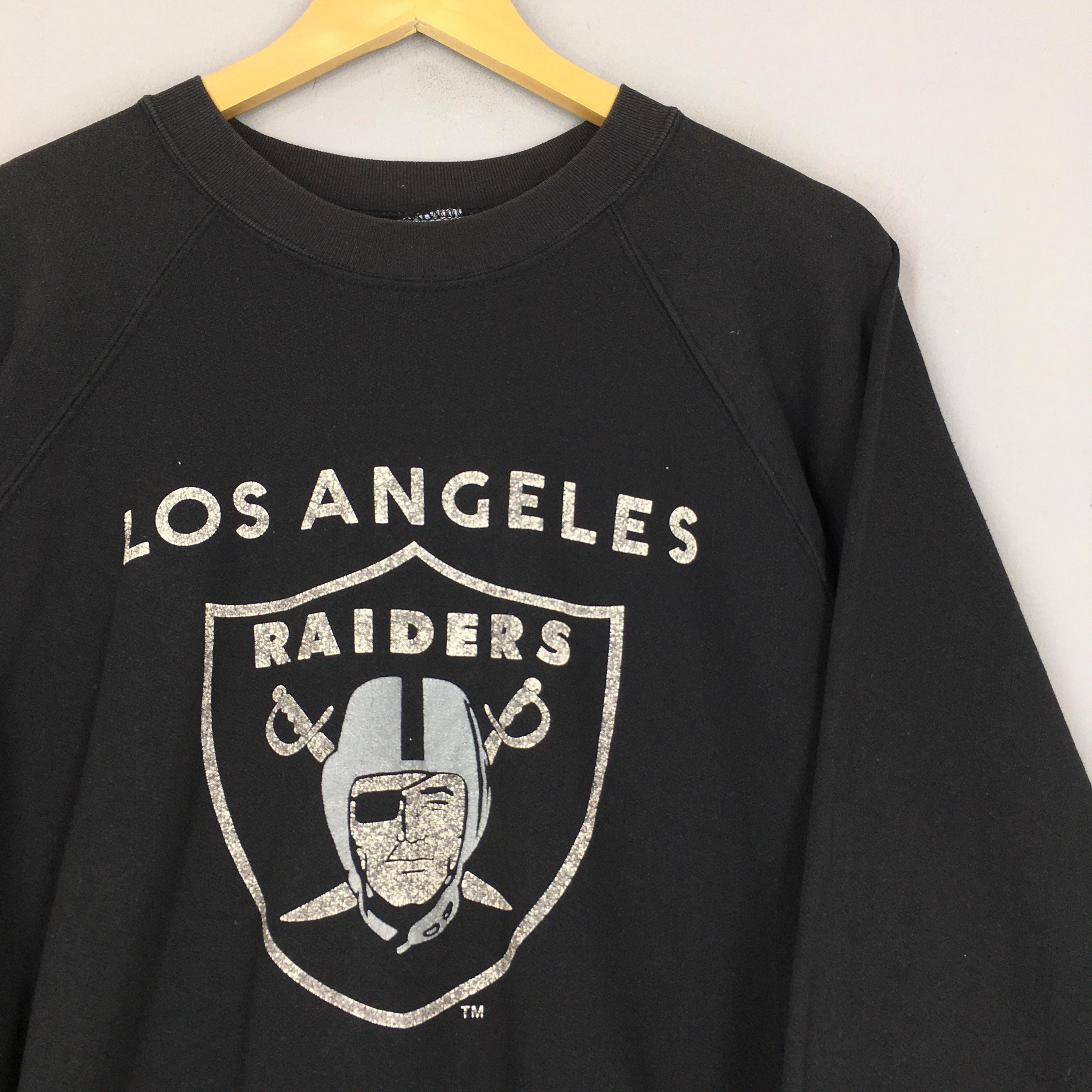 Vintage 80s Los Angeles Raiders NFL Sweatshirt Large Los Angeles