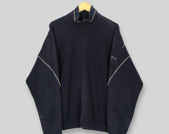 Vintage Nike Golf Half Zipper Sweatshirt Medium Nike Swoosh Golf Embroidered Logo Jumper Nike Sportswear Pullover Nike Golf Sweater Size M