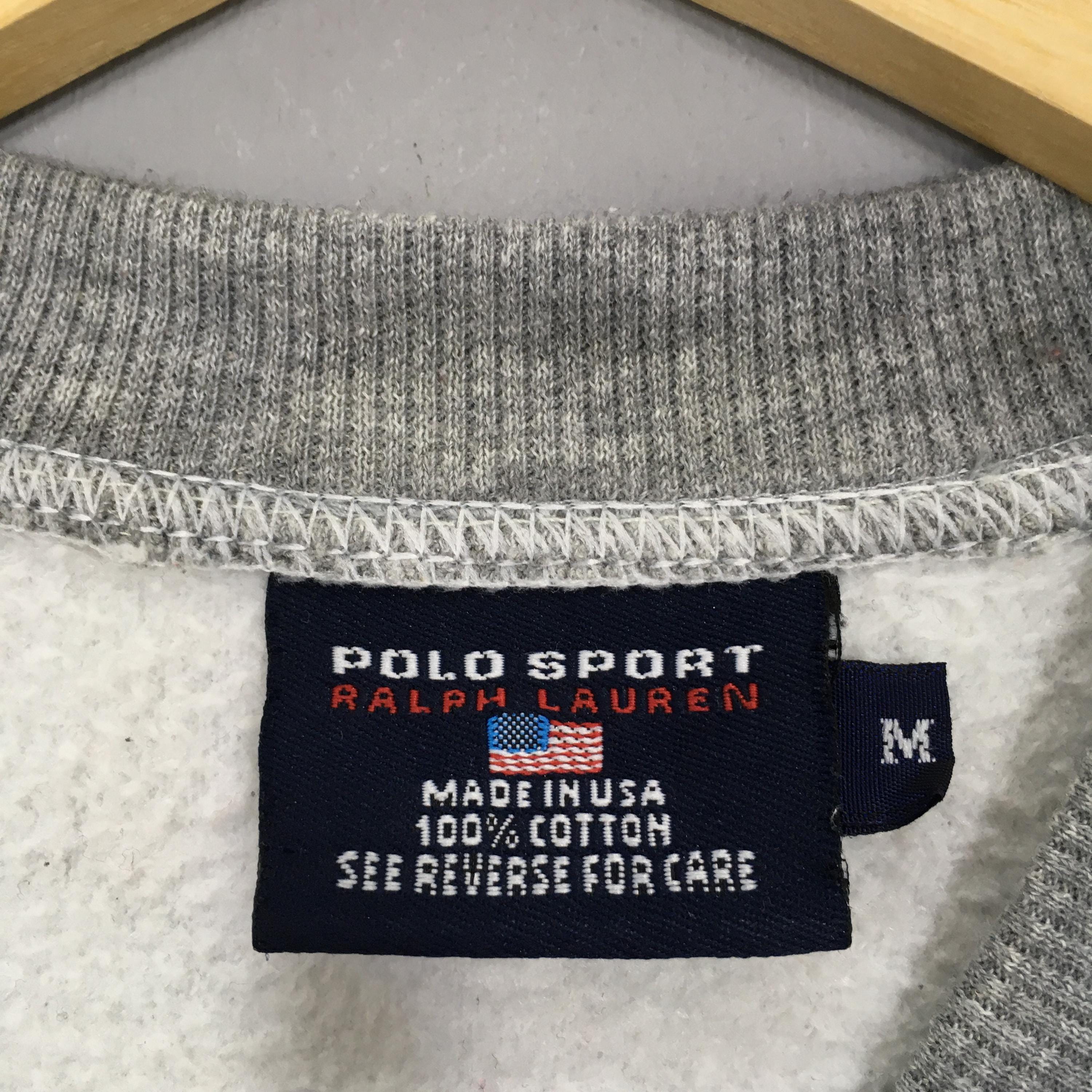 RARE Vintage 90s Polo Sport Ralph Lauren K Swiss Sweatshirt Medium
