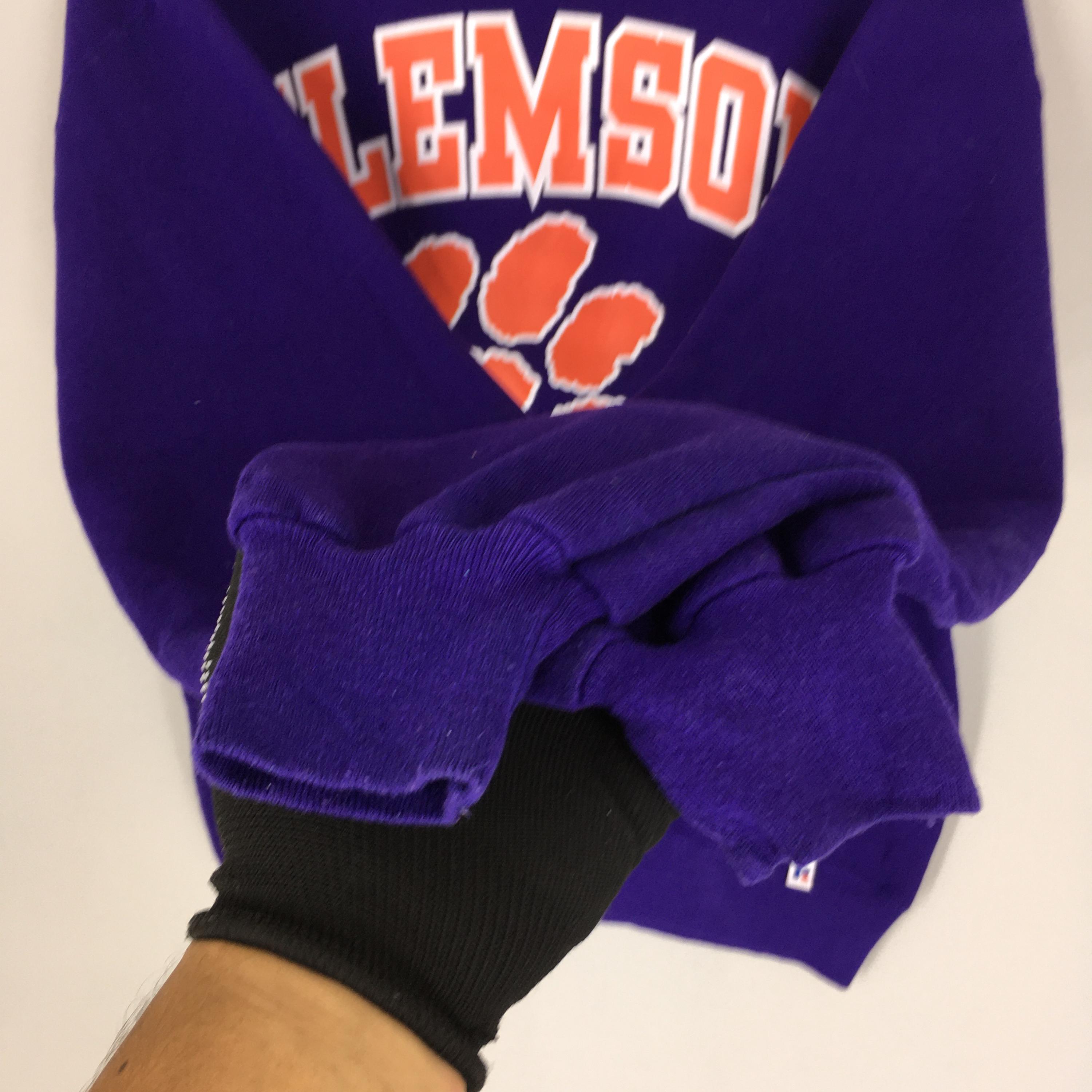 Vintage 90s Clemson Tigers NCAA Sweatshirt Large Clemson Tigers