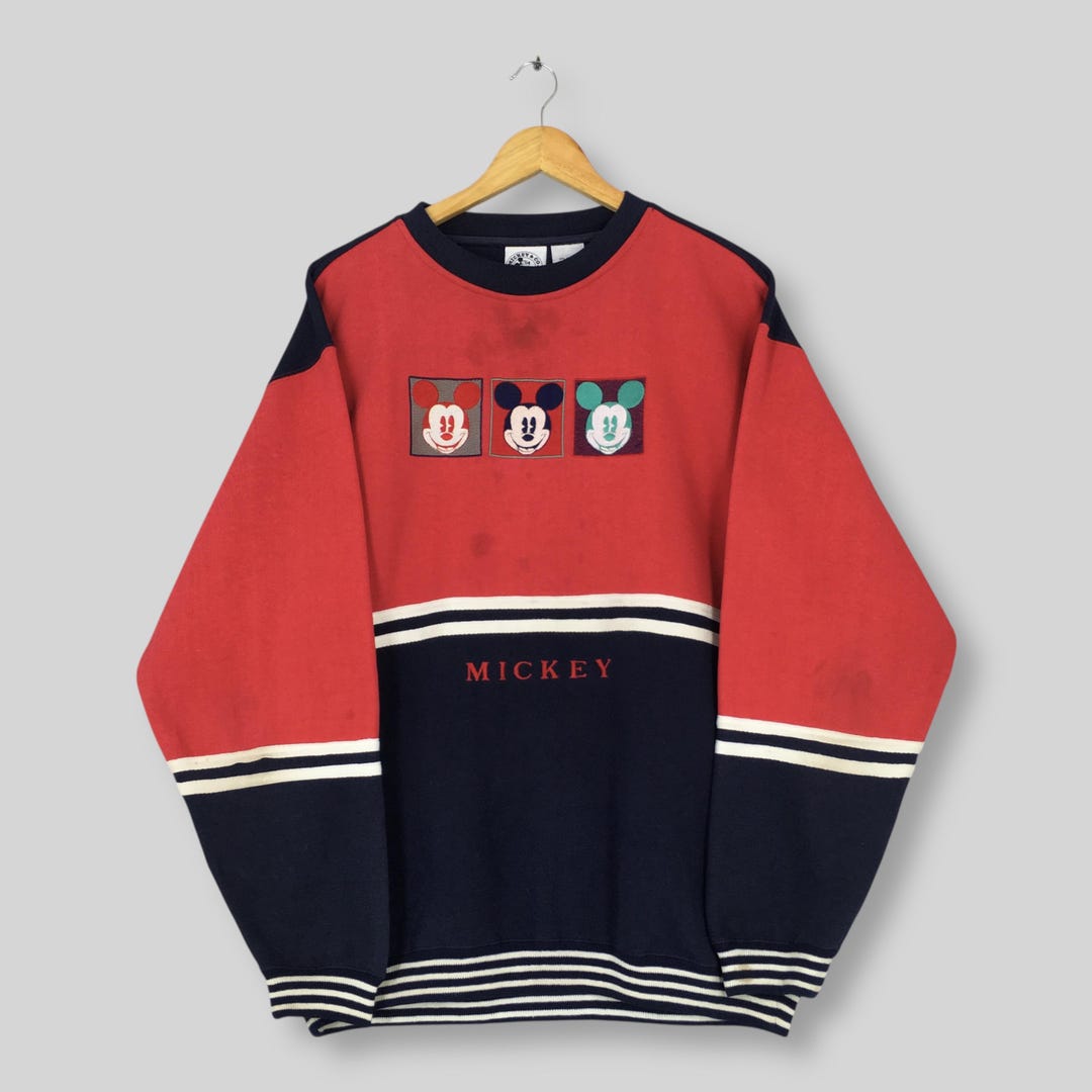 Vintage 90s Mickey Mouse California Sweatshirt Large Mickey Mouse ...